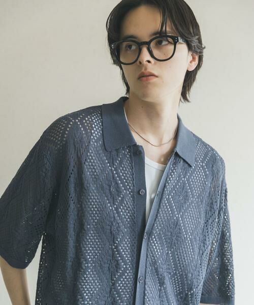 SENSE OF PLACE by URBAN RESEARCH / センスオブプレイス バイ アーバンリサーチ カーディガン・ボレロ | ドライタッチメッシュシャツカーディガン | 詳細22