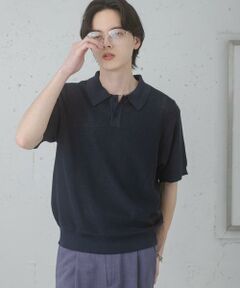 SENSE OF PLACE by URBAN RESEARCH / センスオブプレイス バイ アーバンリサーチ ニット・セーター | 『洗濯可』エアリーメランジニットポロシャツ