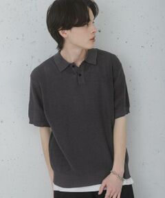SENSE OF PLACE by URBAN RESEARCH / センスオブプレイス バイ アーバンリサーチ ニット・セーター | 『洗濯可』エアリーメランジニットポロシャツ