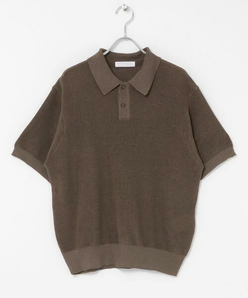 SENSE OF PLACE by URBAN RESEARCH / センスオブプレイス バイ アーバンリサーチ ニット・セーター | 『洗濯可』エアリーメランジニットポロシャツ | 詳細10