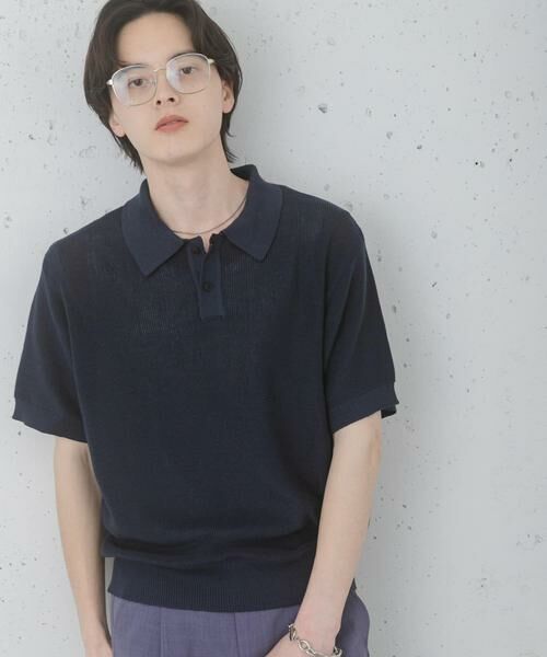 SENSE OF PLACE by URBAN RESEARCH / センスオブプレイス バイ アーバンリサーチ ニット・セーター | 『洗濯可』エアリーメランジニットポロシャツ | 詳細18