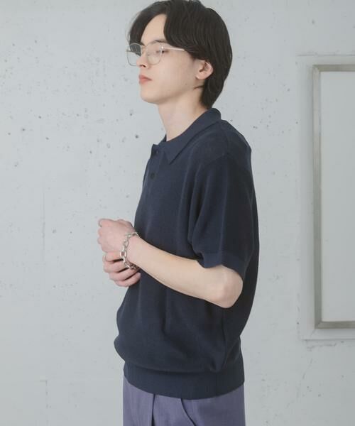 SENSE OF PLACE by URBAN RESEARCH / センスオブプレイス バイ アーバンリサーチ ニット・セーター | 『洗濯可』エアリーメランジニットポロシャツ | 詳細20