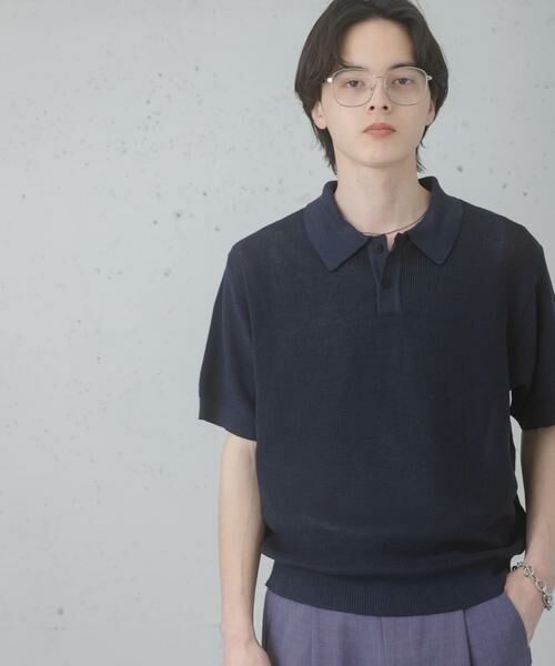 SENSE OF PLACE by URBAN RESEARCH / センスオブプレイス バイ アーバンリサーチ ニット・セーター | 『洗濯可』エアリーメランジニットポロシャツ | 詳細21