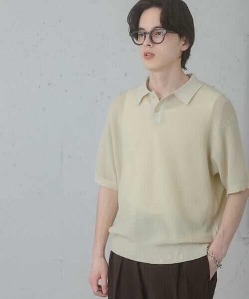 SENSE OF PLACE by URBAN RESEARCH / センスオブプレイス バイ アーバンリサーチ ニット・セーター | 『洗濯可』エアリーメランジニットポロシャツ | 詳細27