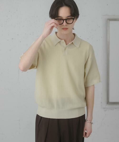 SENSE OF PLACE by URBAN RESEARCH / センスオブプレイス バイ アーバンリサーチ ニット・セーター | 『洗濯可』エアリーメランジニットポロシャツ | 詳細29