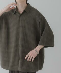 SENSE OF PLACE by URBAN RESEARCH / センスオブプレイス バイ アーバンリサーチ シャツ・ブラウス | マイクロチェックエクストラルーズショートスリーブシャツ