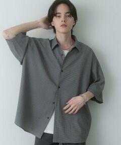 SENSE OF PLACE by URBAN RESEARCH / センスオブプレイス バイ アーバンリサーチ シャツ・ブラウス | マイクロチェックエクストラルーズショートスリーブシャツ