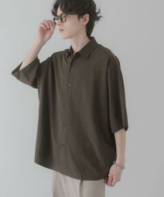 SENSE OF PLACE by URBAN RESEARCH / センスオブプレイス バイ アーバンリサーチ シャツ・ブラウス | マイクロチェックエクストラルーズショートスリーブシャツ