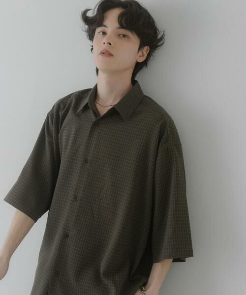 SENSE OF PLACE by URBAN RESEARCH / センスオブプレイス バイ アーバンリサーチ シャツ・ブラウス | マイクロチェックエクストラルーズショートスリーブシャツ | 詳細2