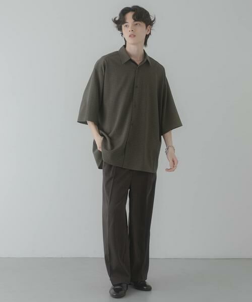 SENSE OF PLACE by URBAN RESEARCH / センスオブプレイス バイ アーバンリサーチ シャツ・ブラウス | マイクロチェックエクストラルーズショートスリーブシャツ | 詳細6