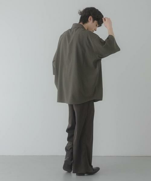 SENSE OF PLACE by URBAN RESEARCH / センスオブプレイス バイ アーバンリサーチ シャツ・ブラウス | マイクロチェックエクストラルーズショートスリーブシャツ | 詳細8