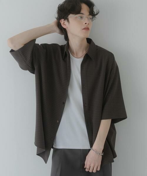 SENSE OF PLACE by URBAN RESEARCH / センスオブプレイス バイ アーバンリサーチ シャツ・ブラウス | マイクロチェックエクストラルーズショートスリーブシャツ | 詳細17
