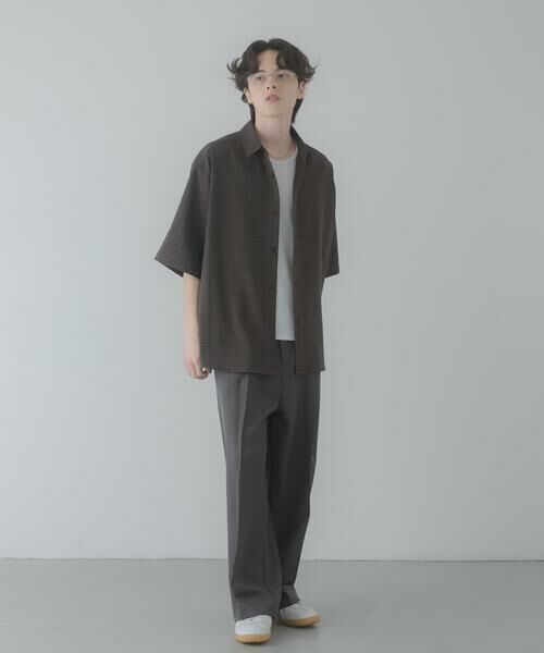 SENSE OF PLACE by URBAN RESEARCH / センスオブプレイス バイ アーバンリサーチ シャツ・ブラウス | マイクロチェックエクストラルーズショートスリーブシャツ | 詳細20