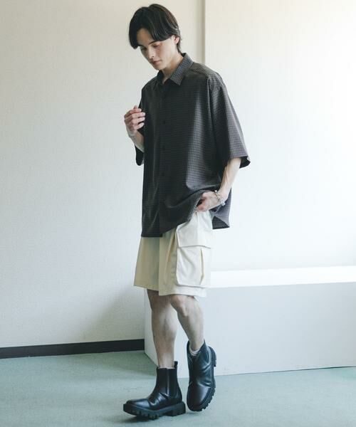 SENSE OF PLACE by URBAN RESEARCH / センスオブプレイス バイ アーバンリサーチ シャツ・ブラウス | マイクロチェックエクストラルーズショートスリーブシャツ | 詳細29