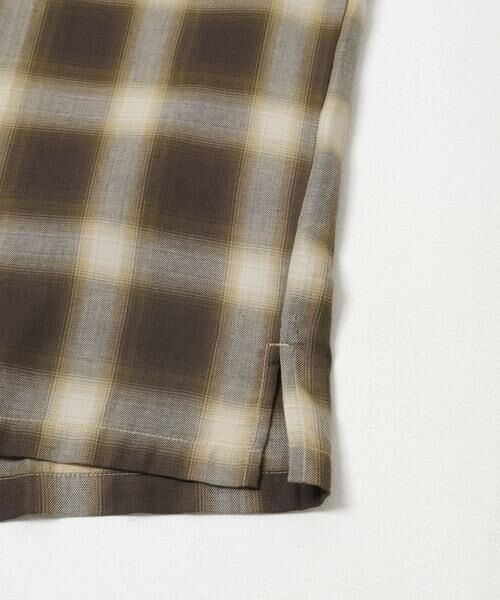 SENSE OF PLACE by URBAN RESEARCH / センスオブプレイス バイ アーバンリサーチ シャツ・ブラウス | オンブレーチェックオープンカラーショートスリーブシャツ | 詳細10