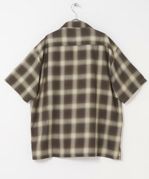 SENSE OF PLACE by URBAN RESEARCH / センスオブプレイス バイ アーバンリサーチ シャツ・ブラウス | オンブレーチェックオープンカラーショートスリーブシャツ | 詳細11