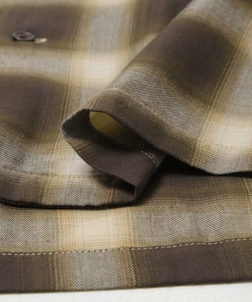 SENSE OF PLACE by URBAN RESEARCH / センスオブプレイス バイ アーバンリサーチ シャツ・ブラウス | オンブレーチェックオープンカラーショートスリーブシャツ | 詳細12