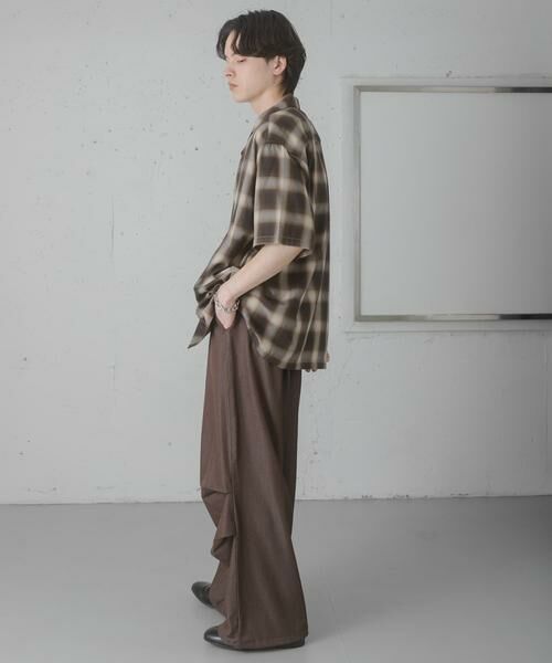 SENSE OF PLACE by URBAN RESEARCH / センスオブプレイス バイ アーバンリサーチ シャツ・ブラウス | オンブレーチェックオープンカラーショートスリーブシャツ | 詳細7