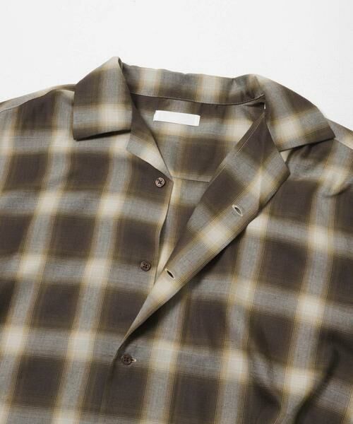 SENSE OF PLACE by URBAN RESEARCH / センスオブプレイス バイ アーバンリサーチ シャツ・ブラウス | オンブレーチェックオープンカラーショートスリーブシャツ | 詳細9