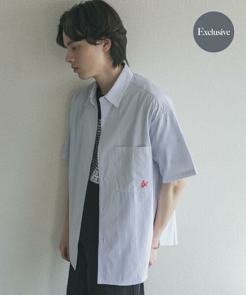 SENSE OF PLACE by URBAN RESEARCH / センスオブプレイス バイ アーバンリサーチ シャツ・ブラウス | 『別注』LOVE POP STUDIO×SENSE OF PLACE　シャツ（ホワイト）