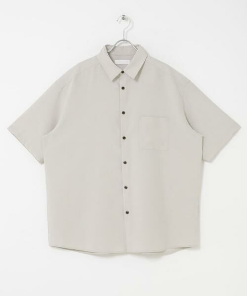 SENSE OF PLACE by URBAN RESEARCH / センスオブプレイス バイ アーバンリサーチ シャツ・ブラウス | 『イージーケア/速乾』クイックドライレギュラーカラーショートスリーブシャツ（ライトベージュ）