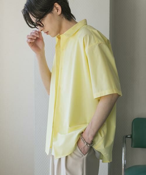 SENSE OF PLACE by URBAN RESEARCH / センスオブプレイス バイ アーバンリサーチ シャツ・ブラウス | 『イージーケア/速乾/接触冷感』コンフォートレギュラーカラーショートスリーブシャツ | 詳細3