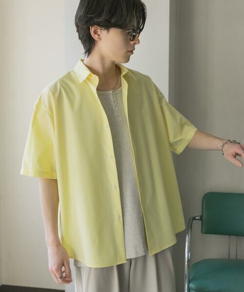 SENSE OF PLACE by URBAN RESEARCH / センスオブプレイス バイ アーバンリサーチ シャツ・ブラウス | 『イージーケア/速乾/接触冷感』コンフォートレギュラーカラーショートスリーブシャツ | 詳細4