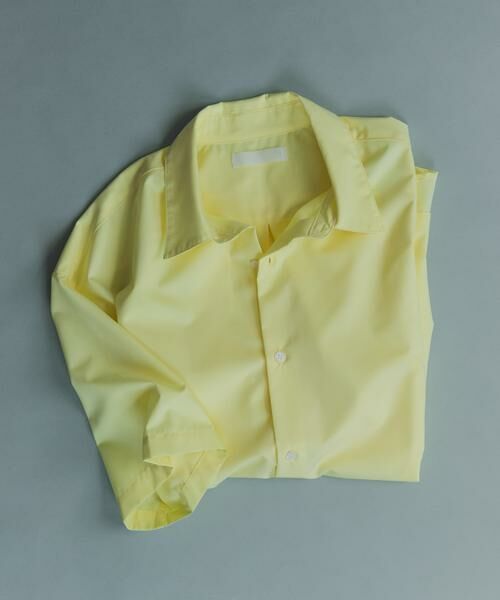 SENSE OF PLACE by URBAN RESEARCH / センスオブプレイス バイ アーバンリサーチ シャツ・ブラウス | 『イージーケア/速乾/接触冷感』コンフォートレギュラーカラーショートスリーブシャツ（イエロー）