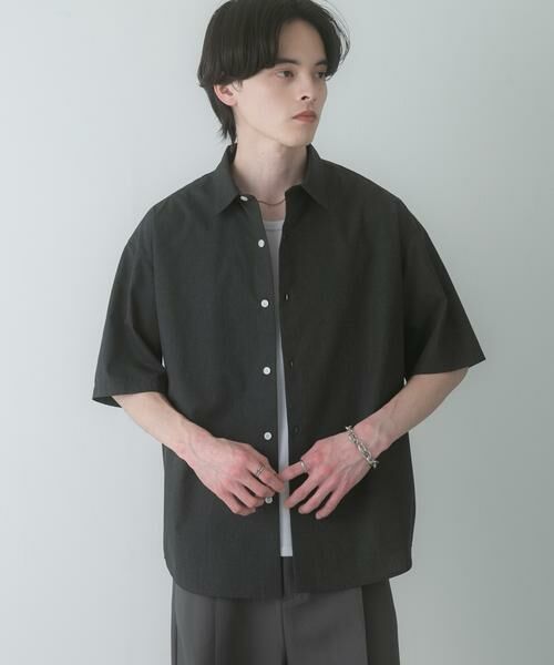 SENSE OF PLACE by URBAN RESEARCH / センスオブプレイス バイ アーバンリサーチ シャツ・ブラウス | 『イージーケア/速乾/接触冷感』コンフォートレギュラーカラーショートスリーブシャツ | 詳細13