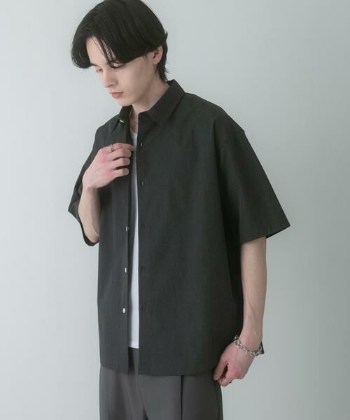 SENSE OF PLACE by URBAN RESEARCH / センスオブプレイス バイ アーバンリサーチ シャツ・ブラウス | 『イージーケア/速乾/接触冷感』コンフォートレギュラーカラーショートスリーブシャツ | 詳細14