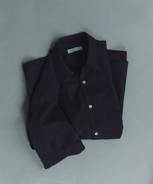 SENSE OF PLACE by URBAN RESEARCH / センスオブプレイス バイ アーバンリサーチ シャツ・ブラウス | 『イージーケア/速乾/接触冷感』コンフォートレギュラーカラーショートスリーブシャツ（チャコールグレー）