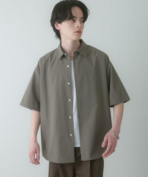 SENSE OF PLACE by URBAN RESEARCH / センスオブプレイス バイ アーバンリサーチ シャツ・ブラウス | 『イージーケア/速乾/接触冷感』コンフォートレギュラーカラーショートスリーブシャツ | 詳細29