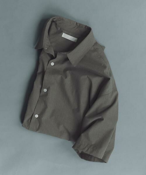 SENSE OF PLACE by URBAN RESEARCH / センスオブプレイス バイ アーバンリサーチ シャツ・ブラウス | 『イージーケア/速乾/接触冷感』コンフォートレギュラーカラーショートスリーブシャツ（ベージュ）
