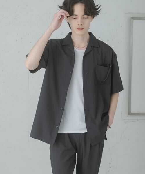 SENSE OF PLACE by URBAN RESEARCH / センスオブプレイス バイ アーバンリサーチ シャツ・ブラウス | 『速乾』ドライタッチオープンカラールーズショートスリーブシャツ | 詳細25