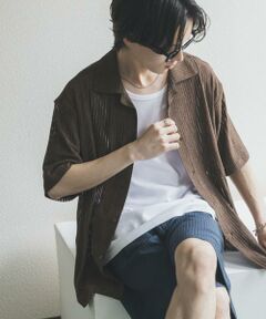 SENSE OF PLACE by URBAN RESEARCH / センスオブプレイス バイ アーバンリサーチ シャツ・ブラウス | アソートレースオープンカラーショートスリーブシャツ