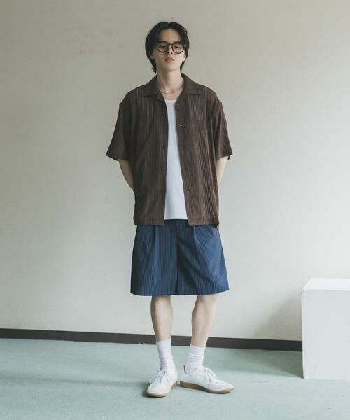 SENSE OF PLACE by URBAN RESEARCH / センスオブプレイス バイ アーバンリサーチ シャツ・ブラウス | アソートレースオープンカラーショートスリーブシャツ | 詳細7