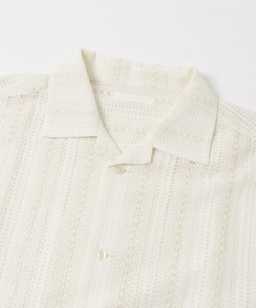 SENSE OF PLACE by URBAN RESEARCH / センスオブプレイス バイ アーバンリサーチ シャツ・ブラウス | アソートレースオープンカラーショートスリーブシャツ | 詳細23