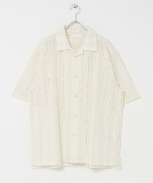 SENSE OF PLACE by URBAN RESEARCH / センスオブプレイス バイ アーバンリサーチ シャツ・ブラウス | アソートレースオープンカラーショートスリーブシャツ | 詳細22
