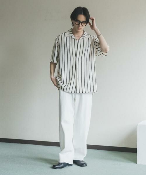 SENSE OF PLACE by URBAN RESEARCH / センスオブプレイス バイ アーバンリサーチ シャツ・ブラウス | アソートレースオープンカラーショートスリーブシャツ | 詳細30