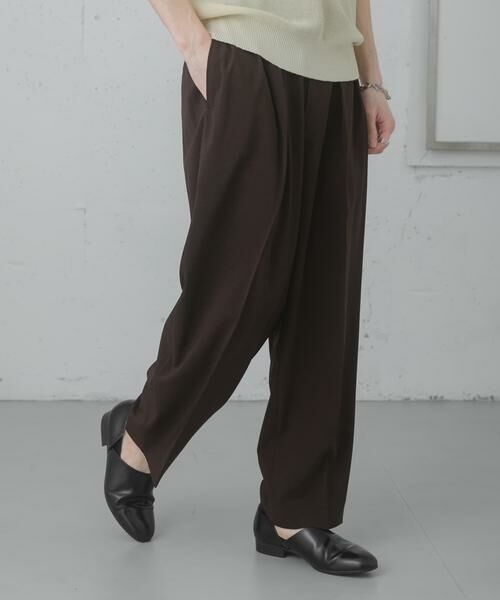 SENSE OF PLACE by URBAN RESEARCH / センスオブプレイス バイ アーバンリサーチ その他パンツ | 『イージーケア/速乾』サマー2タックワイドテーパードパンツ | 詳細2