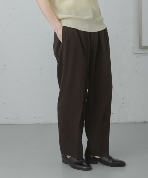 SENSE OF PLACE by URBAN RESEARCH / センスオブプレイス バイ アーバンリサーチ その他パンツ | 『イージーケア/速乾』サマー2タックワイドテーパードパンツ | 詳細4