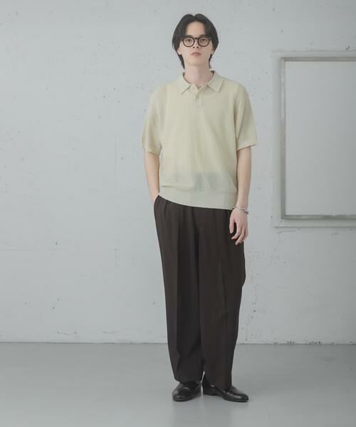 SENSE OF PLACE by URBAN RESEARCH / センスオブプレイス バイ アーバンリサーチ その他パンツ | 『イージーケア/速乾』サマー2タックワイドテーパードパンツ | 詳細5