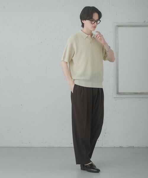 SENSE OF PLACE by URBAN RESEARCH / センスオブプレイス バイ アーバンリサーチ その他パンツ | 『イージーケア/速乾』サマー2タックワイドテーパードパンツ | 詳細6