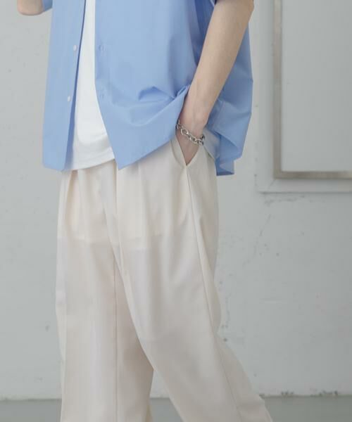 SENSE OF PLACE by URBAN RESEARCH / センスオブプレイス バイ アーバンリサーチ その他パンツ | 『イージーケア/速乾』サマー2タックワイドテーパードパンツ | 詳細9