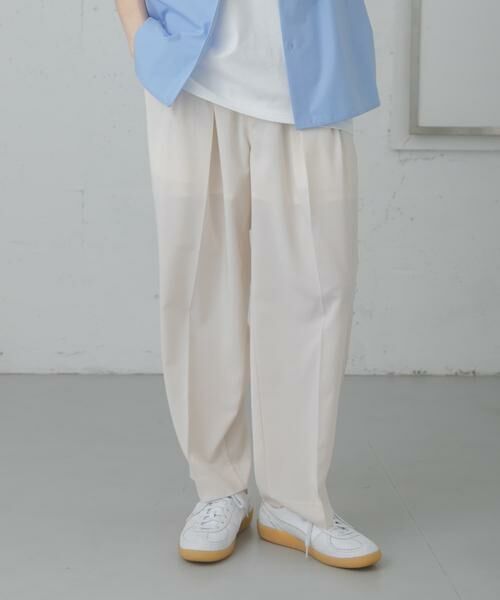 SENSE OF PLACE by URBAN RESEARCH / センスオブプレイス バイ アーバンリサーチ その他パンツ | 『イージーケア/速乾』サマー2タックワイドテーパードパンツ | 詳細10