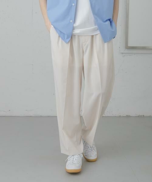SENSE OF PLACE by URBAN RESEARCH / センスオブプレイス バイ アーバンリサーチ その他パンツ | 『イージーケア/速乾』サマー2タックワイドテーパードパンツ | 詳細11