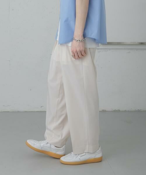 SENSE OF PLACE by URBAN RESEARCH / センスオブプレイス バイ アーバンリサーチ その他パンツ | 『イージーケア/速乾』サマー2タックワイドテーパードパンツ | 詳細12