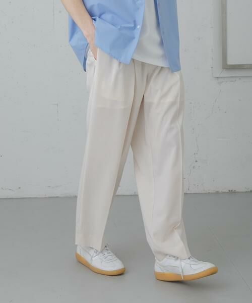 SENSE OF PLACE by URBAN RESEARCH / センスオブプレイス バイ アーバンリサーチ その他パンツ | 『イージーケア/速乾』サマー2タックワイドテーパードパンツ | 詳細13