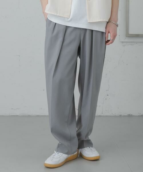SENSE OF PLACE by URBAN RESEARCH / センスオブプレイス バイ アーバンリサーチ その他パンツ | 『イージーケア/速乾』サマー2タックワイドテーパードパンツ | 詳細21