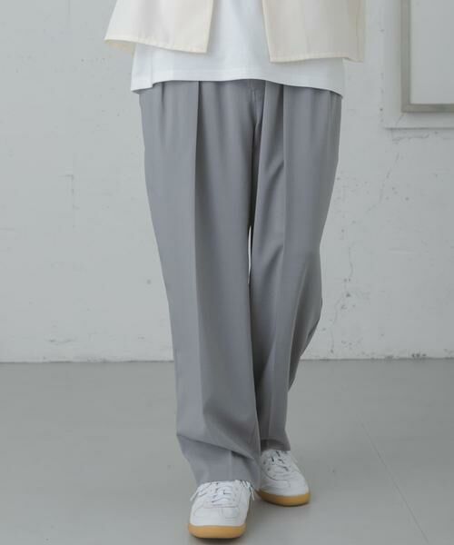 SENSE OF PLACE by URBAN RESEARCH / センスオブプレイス バイ アーバンリサーチ その他パンツ | 『イージーケア/速乾』サマー2タックワイドテーパードパンツ | 詳細22